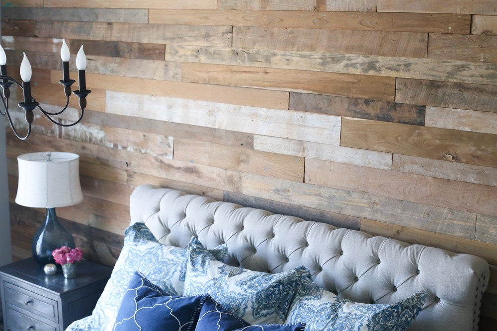 DIY PROJECT:Reclaimed Teak Wall Paneling
