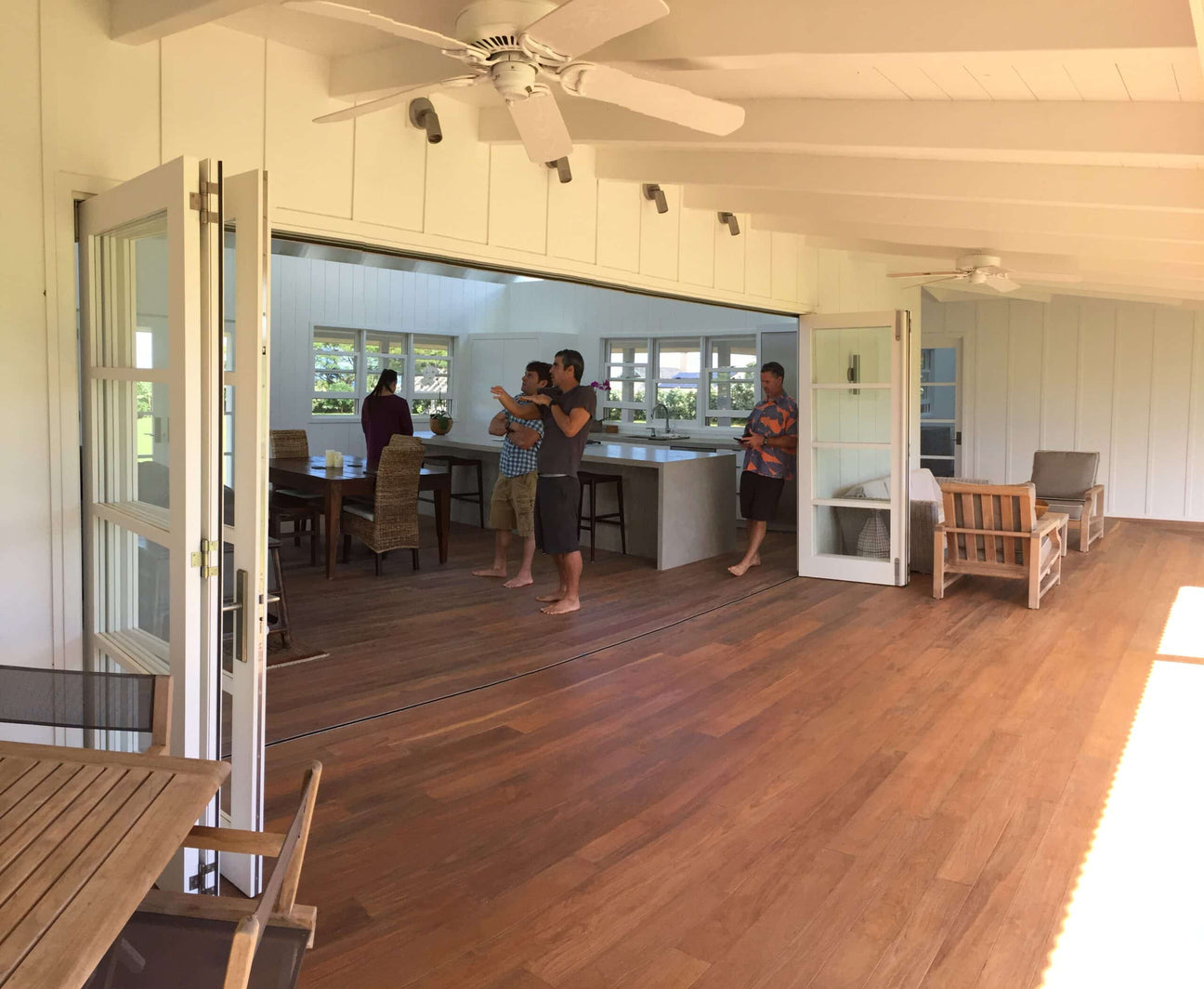Indoteak Design Project: Reclaimed Teak Flooring Highlights Gorgeous Hawaiian Plantation