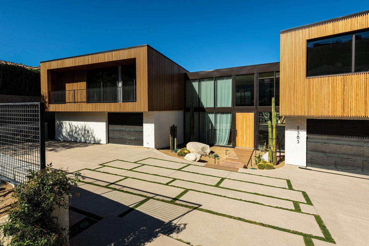 Stunning Custom Home Features Unique Reclaimed Teak Siding