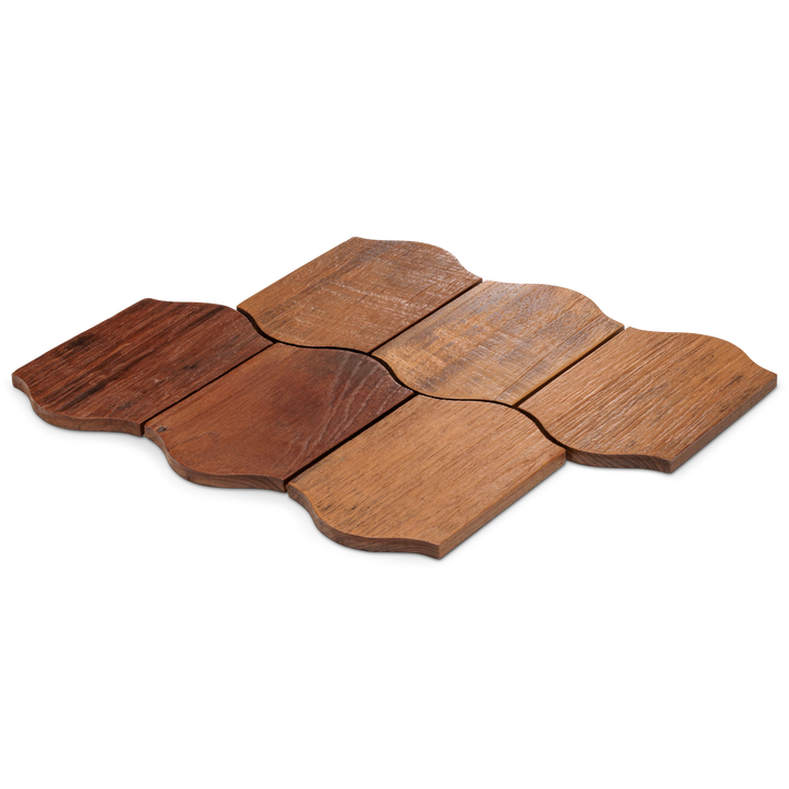 Amsterdam tile in Patina Natural Matte, angled product render