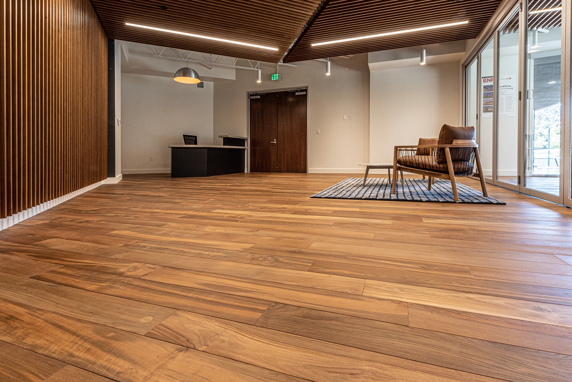 Book Matched Engineered Teak Flooring 8" Wide